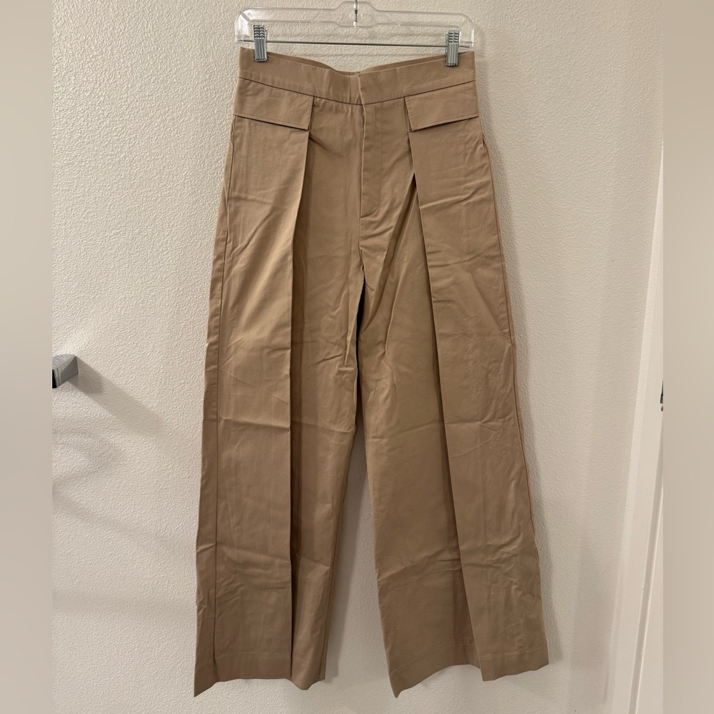 Zara khaki slacks. Never worn. Size XS but fits like small.